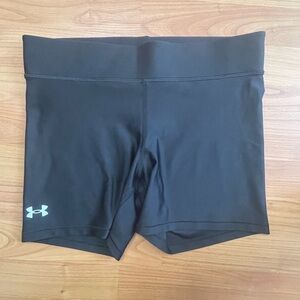 Under Armour Women's Team Shorty 3 Inch Back Compression Shorts Sz S